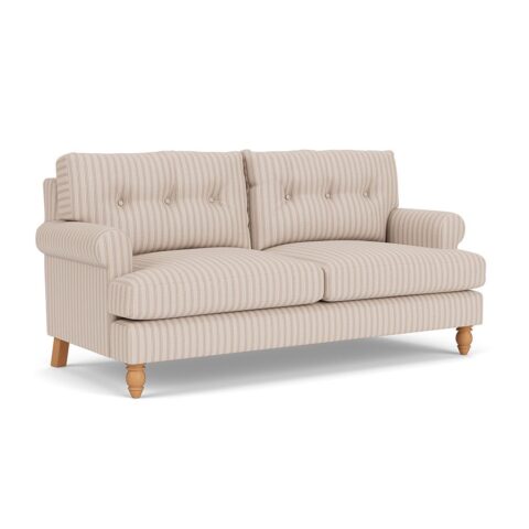 3 Seater Sofa – Flax – Kingham Stripe – Talbot – The Cotswold Company