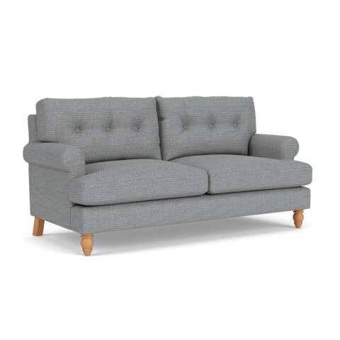 3 Seater Sofa – Navy – Herringbone Weave – Talbot – The Cotswold Company