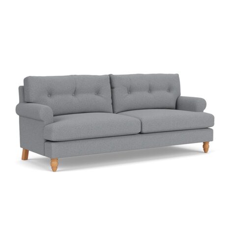 4 Seater Sofa – Blue Marl – House Weave – Talbot – The Cotswold Company