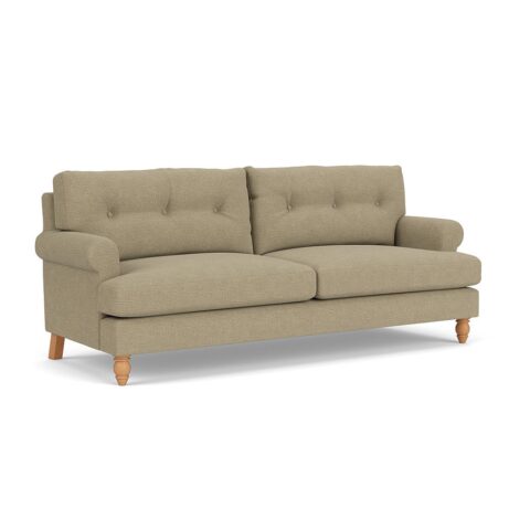 4 Seater Sofa – Green Marl – House Weave – Talbot – The Cotswold Company