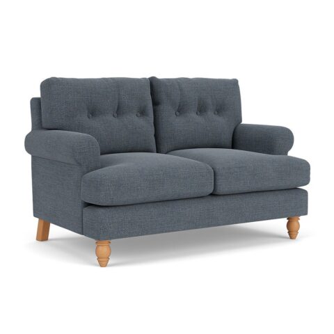 2 Seater Sofa – Indigo – Rustic Weave – Talbot – The Cotswold Company