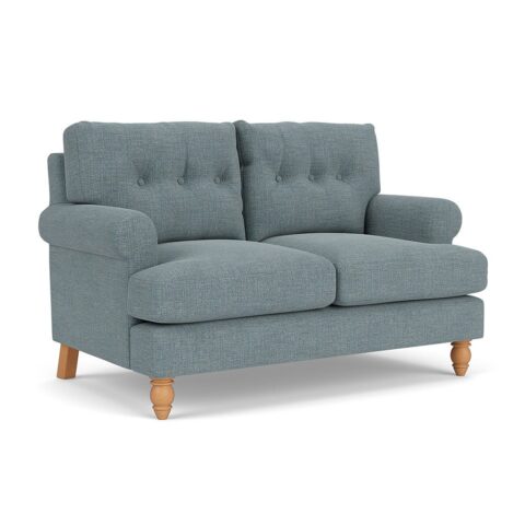 2 Seater Sofa – Teal Marl – Rustic Weave – Talbot – The Cotswold Company