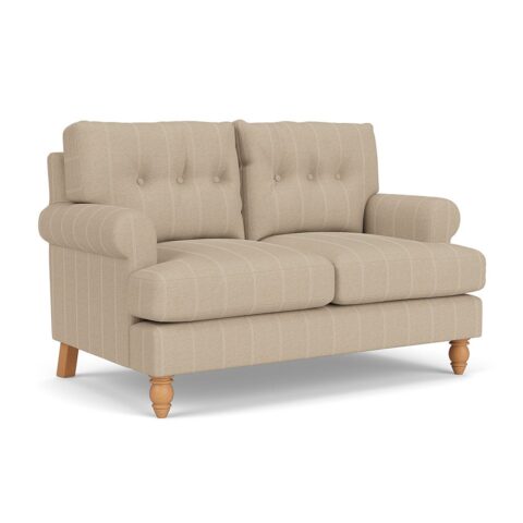 2 Seater Sofa – Natural – Compton Stripe – Talbot – The Cotswold Company