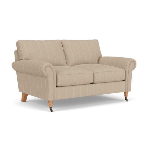 2 Seater Sofa – Natural – Compton Stripe – Osbourne – The Cotswold Company