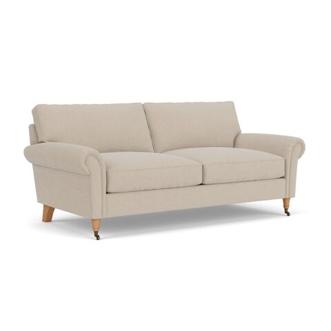 3 Seater Sofa – Natural – Rustic Weave – Osbourne – The Cotswold Company