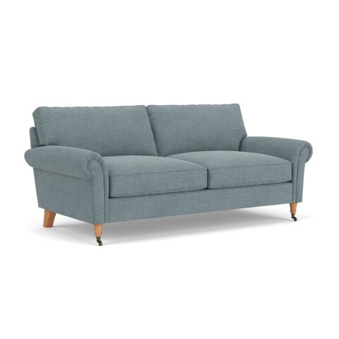 3 Seater Sofa – Teal marl – Rustic Weave – Osbourne – The Cotswold Company