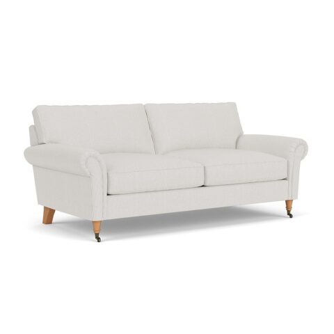 3 Seater Sofa – Grey – Broadway Stripe – Osbourne – The Cotswold Company