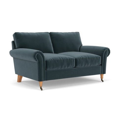 2 Seater Sofa – Night Sky – Matt Velvet – Osbourne – The Cotswold Company