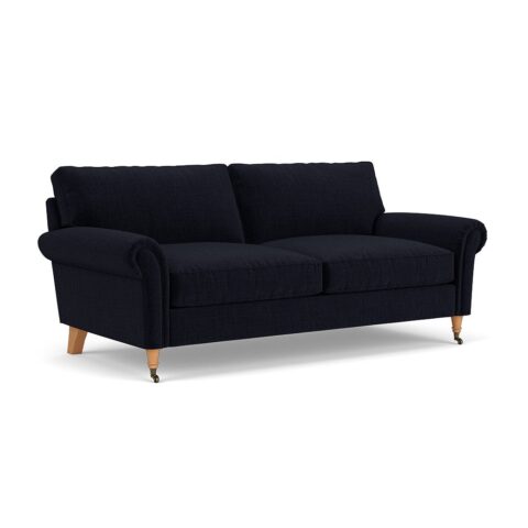 3 Seater Sofa – Ink – Eco Chenille – Osbourne – The Cotswold Company