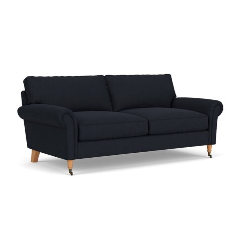 3 Seater Sofa – Ink – House Linen Mix – Osbourne – The Cotswold Company