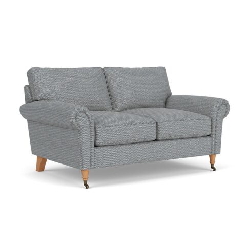2 Seater Sofa – Navy – Herringbone Weave – Osbourne – The Cotswold Company