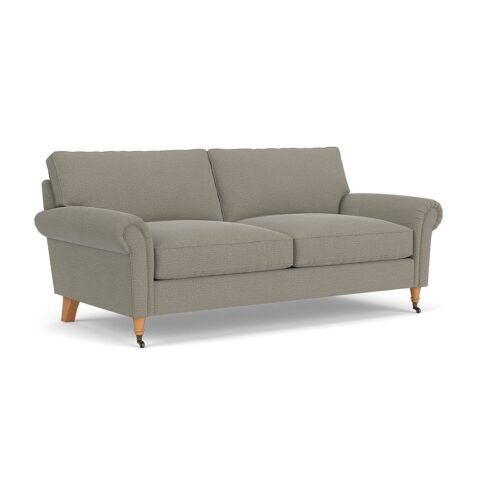 3 Seater Sofa – Flax – Rustic Weave – Osbourne – The Cotswold Company