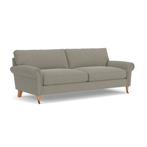 4 Seater Sofa – Flax – Rustic Weave – Osbourne – The Cotswold Company