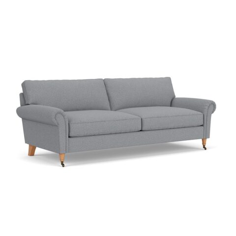 4 Seater Sofa – Blue Marl – House Weave – Osbourne – The Cotswold Company