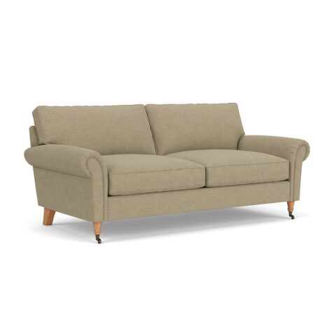 3 Seater Sofa – Green Marl – House Weave – Osbourne – The Cotswold Company