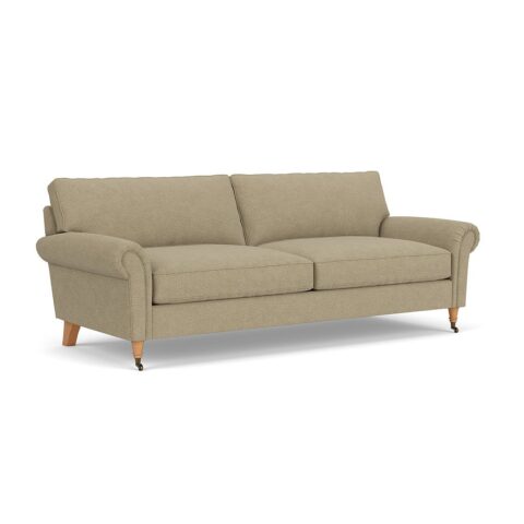 4 Seater Sofa – Green Marl – House Weave – Osbourne – The Cotswold Company