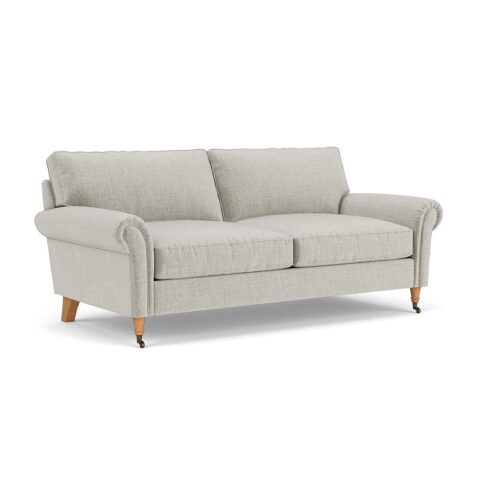 3 Seater Sofa – Grey Mist – Eco Chenille – Osbourne – The Cotswold Company