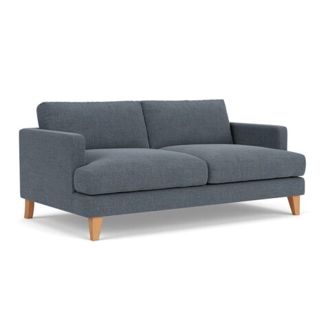 3 Seater Sofa – Indigo – Rustic weave – Jackson – The Cotswold Company