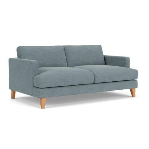 3 Seater Sofa – Teal marl – Rustic weave – Jackson – The Cotswold Company