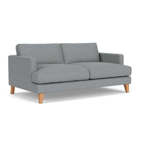 3 Seater Sofa – Navy – Herringbone Weave – Jackson – The Cotswold Company
