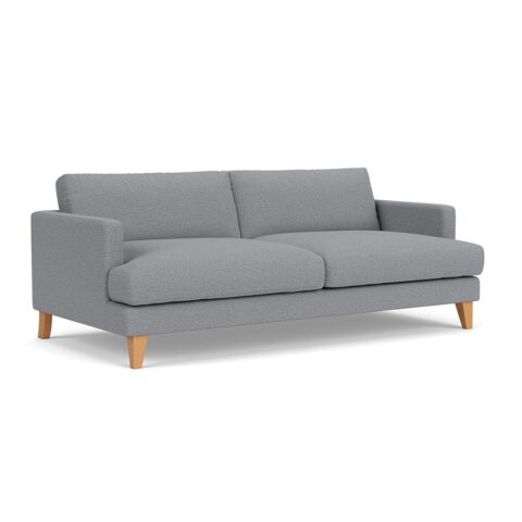 4 Seater Sofa – Blue Marl – House Weave – Jackson – The Cotswold Company