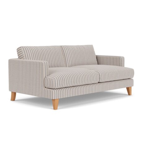 3 Seater Sofa – Indigo – Kingham Stripe – Jackson – The Cotswold Company