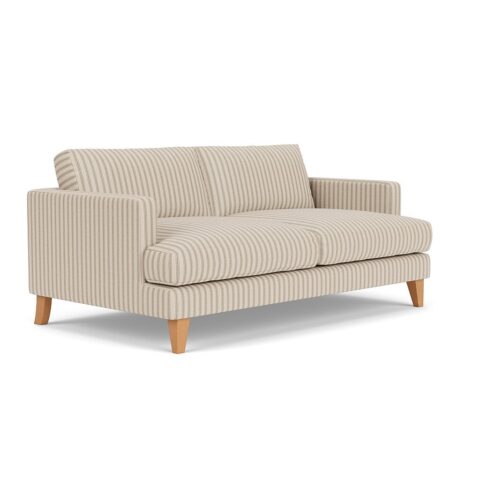3 Seater Sofa – Sage – Kingham Stripe – Jackson – The Cotswold Company