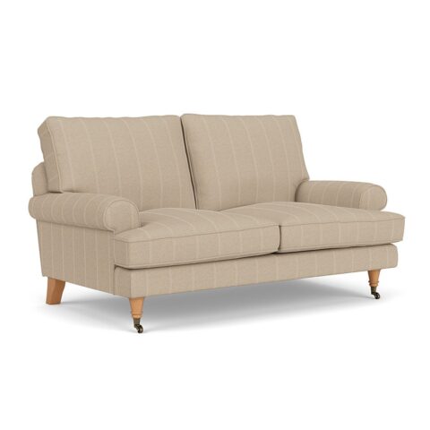 2 Seater Sofa – Natural – Compton Stripe – Stewart – The Cotswold Company
