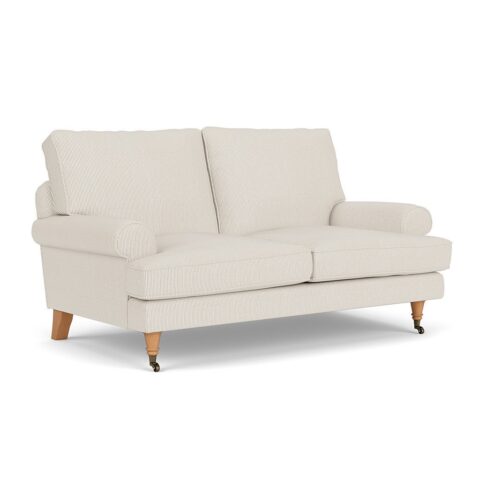 2 Seater Sofa – Natural – Broadway Stripe – Stewart – The Cotswold Company