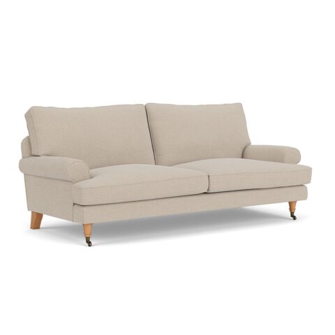 3 Seater Sofa – Natural – Rustic weave – Stewart – The Cotswold Company