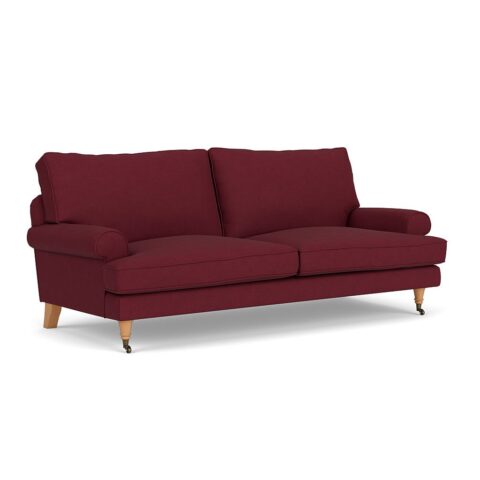 3 Seater Sofa – Rosehip – House linen mix – Stewart – The Cotswold Company
