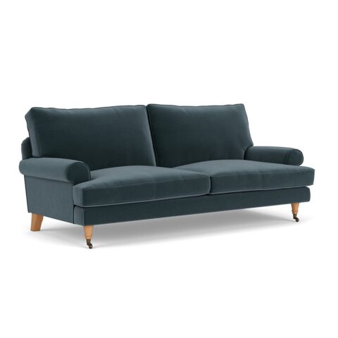 3 Seater Sofa – Night Sky – Matt Velvet – Stewart – The Cotswold Company