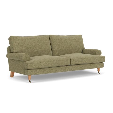 3 Seater Sofa – Sage – Aquaclean Oxford – Stewart – The Cotswold Company