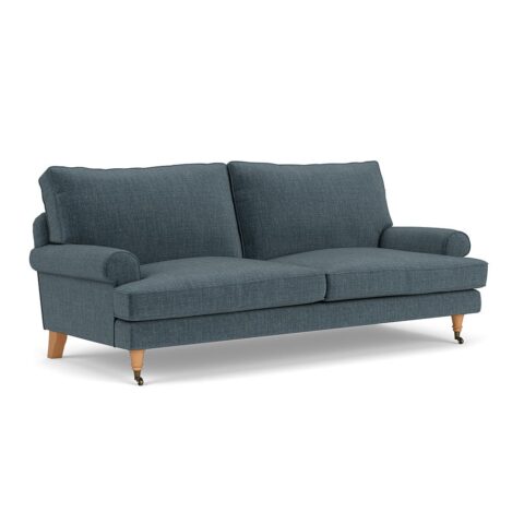 3 Seater Sofa – Teal – Eco Chenille – Stewart – The Cotswold Company