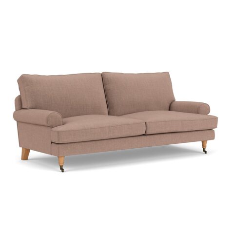 3 Seater Sofa – Dusky Rose – Eco Chenille – Stewart – The Cotswold Company