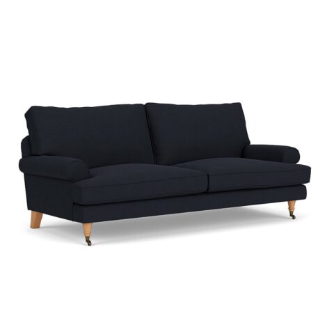 3 Seater Sofa – Ink – House Linen Mix – Stewart – The Cotswold Company