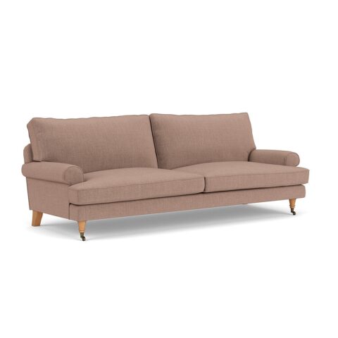 4 Seater Sofa – Dusky Rose – Eco Chenille – Stewart – The Cotswold Company