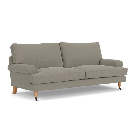 3 Seater Sofa – Flax – Rustic Weave – Stewart – The Cotswold Company