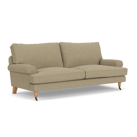 3 Seater Sofa – Green Marl – House Weave – Stewart – The Cotswold Company