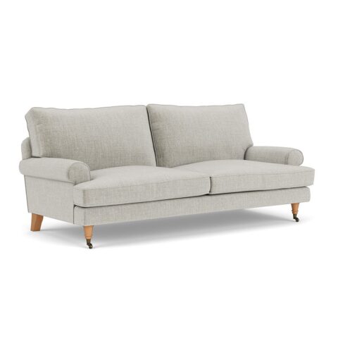 3 Seater Sofa – Grey Mist – Eco Chenille – Stewart – The Cotswold Company