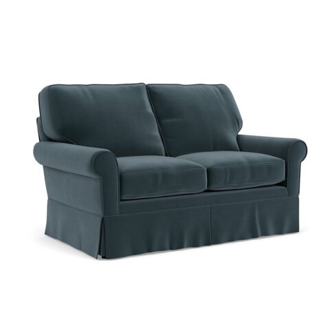 2 Seater Sofa – Night Sky – Matt Velvet – Dawson – The Cotswold Company