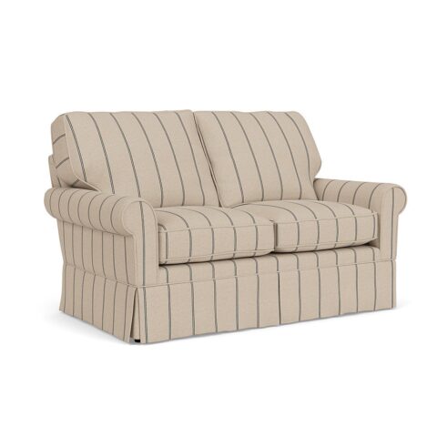 2 Seater Sofa – Charcoal – Compton Stripe – Dawson – The Cotswold Company