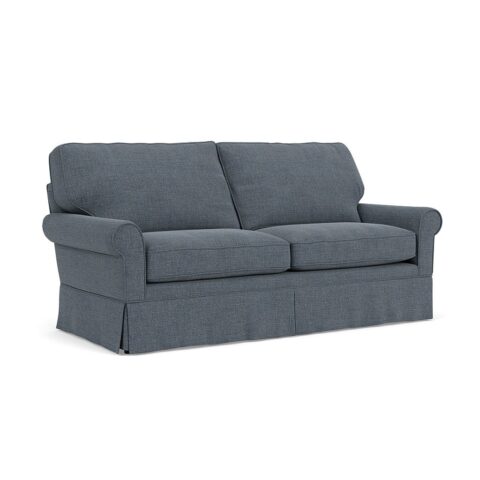 3 Seater Sofa – Indigo – Rustic Weave – Dawson – The Cotswold Company