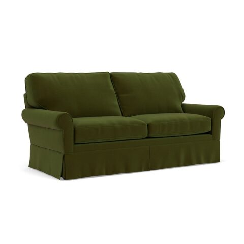 3 Seater Sofa – Forest Green – Matt Velvet – Dawson – The Cotswold Company