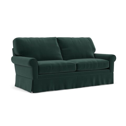3 Seater Sofa – Lake – Matt Velvet – Dawson – The Cotswold Company