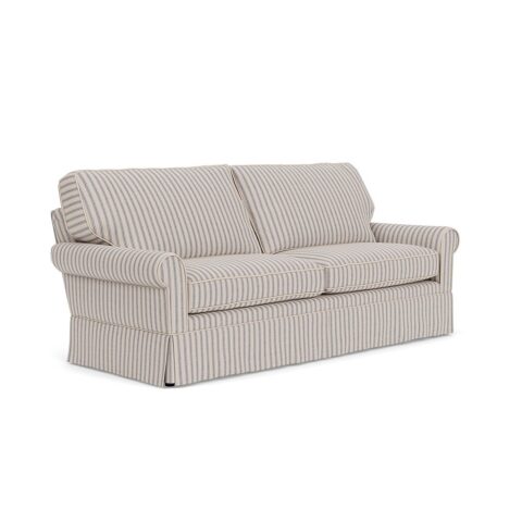 4 Seater Sofa – Indigo – Kingham Stripe – Dawson – The Cotswold Company