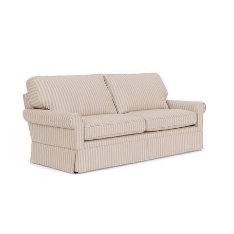 4 Seater Sofa – Flax – Kingham Stripe – Dawson – The Cotswold Company