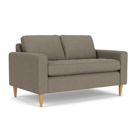 2 Seater Sofa – Mid Grey – House Linen Mix – Saxon – The Cotswold Company