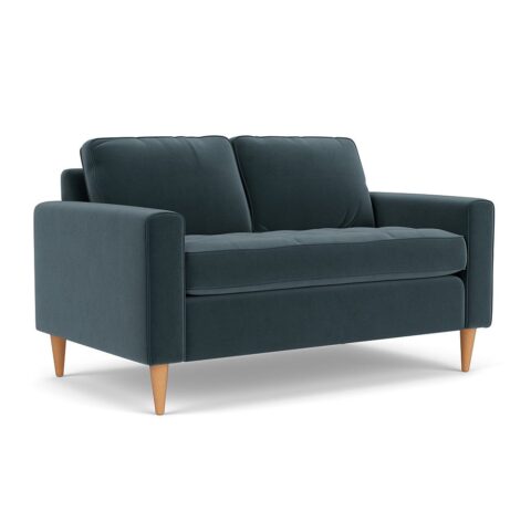 2 Seater Sofa – Night Sky – Matt Velvet – Saxon – The Cotswold Company