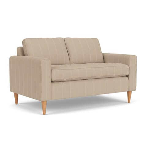 2 Seater Sofa – Natural – Compton Stripe – Saxon – The Cotswold Company